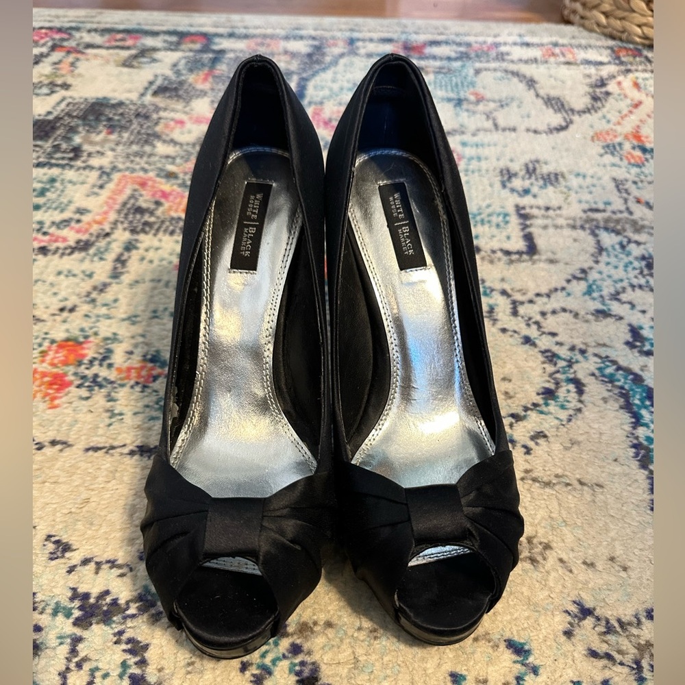 White House Black Market Black Stiletto Heels